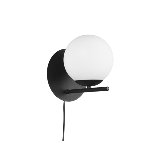 Φωτιστικό Τοίχου Trio Lighting E14 Μαύρο Ματ Μεταλλικό – 202000132