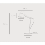 Επιτραπέζιο Φωτιστικό DFTP  Stay 1xE27 Μαύρου Χρώματος – 2020445003