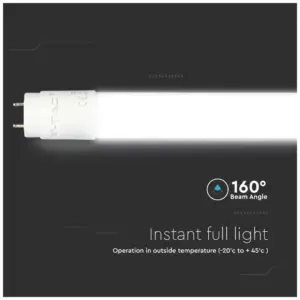 Λάμπα LED G13 T8 Samsung SMD Nano-Plastic 7.5W 600mm Rotatable Ψυχρό λευκό 6500K 110lm/W V-TAC – 21687