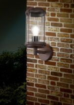 Φωτιστικό Τοίχου Trio Lighting   E27 Σκουριά Αλουμίνιο   IP44 202360124