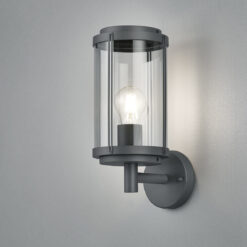 Φωτιστικό Τοίχου Trio Lighting   E27 Ανθρακί Αλουμίνιο   IP44 202360142