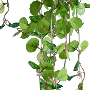 GloboStar® Artificial Garden IVY HANGING 20237 Τεχνητό Διακοσμητικό Κρεμαστό Φυτό Κισσός Υ75cm
