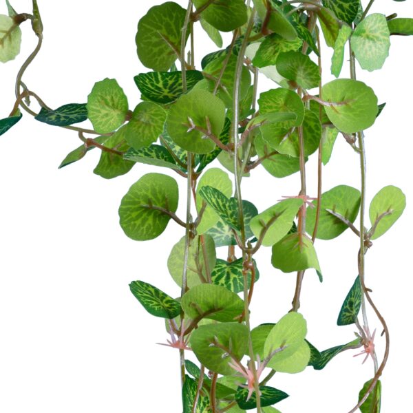 GloboStar® Artificial Garden IVY HANGING 20237 Τεχνητό Διακοσμητικό Κρεμαστό Φυτό Κισσός Υ75cm