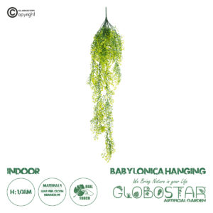 GloboStar® Artificial Garden SALIX BABYLONICA HANGING 20246 Τεχνητό Διακοσμητικό Κρεμαστό Φυτό Κλαίουσα Ιτιά Υ108cm
