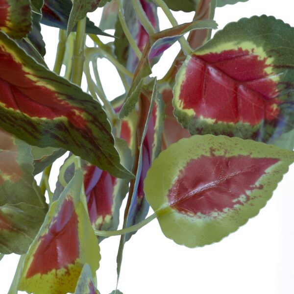 GloboStar® Artificial Garden COLEUS HANGING 20255 Τεχνητό Διακοσμητικό Κρεμαστό Φυτό Κολέος Υ90cm