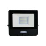 Wi-Fi Smart LED Προβολέας 10W με Ανιχνευτή Κίνησης V-TAC Μαύρος RGB+W Dimmable CCT IP65 – 3027