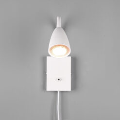 Φωτιστικό Τοίχου Trio Lighting WANDA  1x GU10 Λευκό Ματ Μεταλλικό   – 202670131