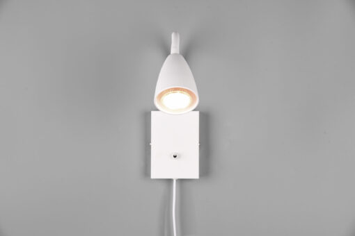 Φωτιστικό Τοίχου Trio Lighting WANDA  1x GU10 Λευκό Ματ Μεταλλικό   – 202670131