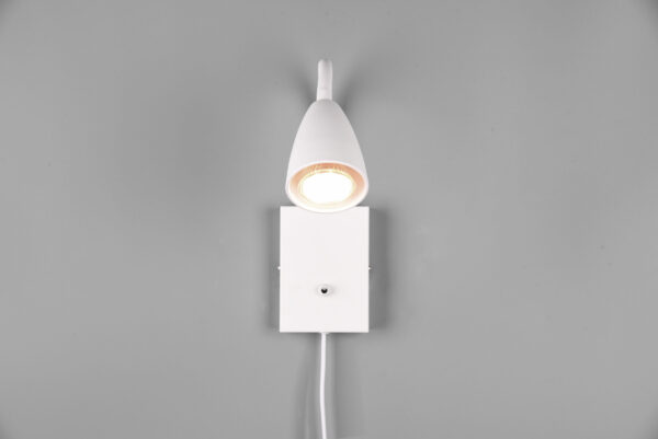 Φωτιστικό Τοίχου Trio Lighting WANDA  1x GU10 Λευκό Ματ Μεταλλικό   – 202670131