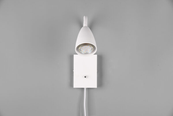 Φωτιστικό Τοίχου Trio Lighting WANDA  1x GU10 Λευκό Ματ Μεταλλικό   – 202670131