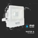 LED Προβολέας με Ανιχνευτή Κίνησης 10W V-TAC PRO Samsung Chip 100° 735lm Λευκός IP65 Θερμό 3000K – 20268