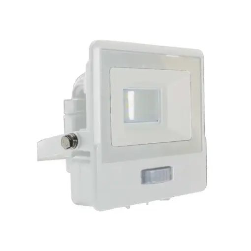 LED Προβολέας με Ανιχνευτή Κίνησης 10W V-TAC PRO Samsung Chip 100° 735lm Λευκός IP65 Θερμό 3000K – 20268