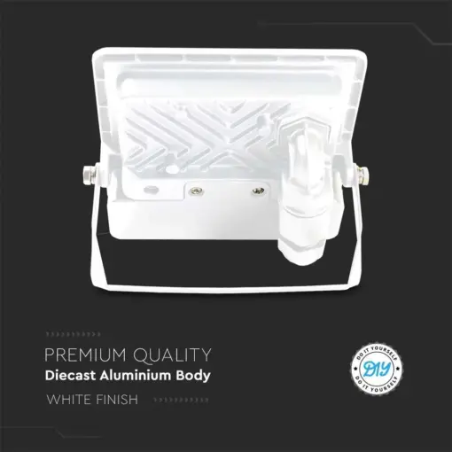 LED Προβολέας με Ανιχνευτή Κίνησης 20W V-TAC PRO Samsung Chip 100° 1510lm Λευκός IP65 Θερμό 3000K – 20271