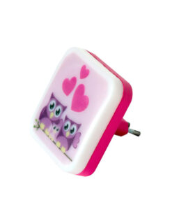 GloboStar® KIDDO 202-0002 Παιδικό Φωτιστικό Νυκτός LED 1W 95lm 360° AC220-240V IP20 Ψυχρό Λευκό 6000K- Μ5.5 x Π5.5 x Υ8cm – 2 Χρόνια Εγγύηση