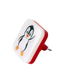 GloboStar® KIDDO 202-0004 Παιδικό Φωτιστικό Νυκτός LED 1W 95lm 360° AC220-240V IP20 Ψυχρό Λευκό 6000K – Μ5.5 x Π5.5 x Υ8cm – 2 Χρόνια Εγγύηση