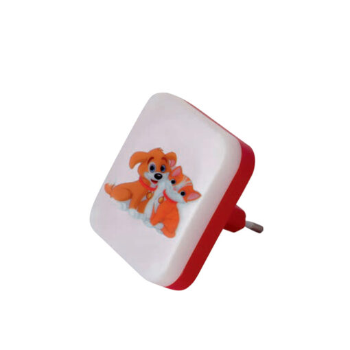 GloboStar® KIDDO 202-0008 Παιδικό Φωτιστικό Νυκτός LED 1W 95lm 360° AC220-240V IP20 Ψυχρό Λευκό 6000K – Μ5.5 x Π5.5 x Υ8cm – 2 Χρόνια Εγγύηση