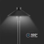 LED Φωτιστικό Καρφί Κήπου Μαύρο 7W V-TAC PRO Samsung Chip IP65 Θερμό 3000K – 20316