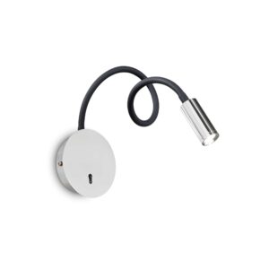 IDEAL LUX Επιτοίχιο Φωτιστικό Ανάγνωσης FOCUS-2 LED 3.5W 3000K Χρωμίου – 203188