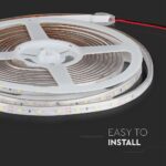 LED Ταινία 5W V-TAC Dimmable 420lm/m Αδιάβροχη IP65 Μπλε 5 Μέτρα – 212035