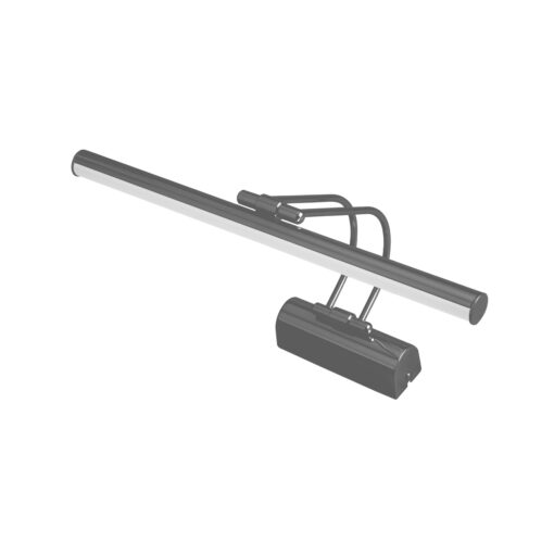 GloboStar® REFINE 203-0188 Φωτιστικό Τοίχου – Απλίκα LED 7W 640lm 120° AC 220-240V IP44 Θερμό Λευκό Μαύρο – Μ35 x Π25 x Υ9cm – 2 Xρόνια Εγγύηση