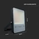 Προβολέας LED V-TAC PRO Samsung Chip 50W φυσικό λευκό 4000K Μαύρο σώμα 137lm/W Evolution – 20404