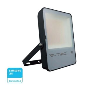 LED Προβολέας 200W V-TAC PRO Samsung Chip Μαύρος 100° 27350lm Αδιάβροχος IP65 Ψυχρό 6400K – 20411