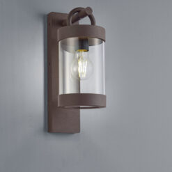 Φωτιστικό Τοίχου Trio Lighting   E27 Σκουριά Αλουμίνιο   IP44 204160124