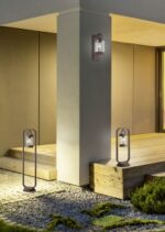 Φωτιστικό Τοίχου Trio Lighting   E27 Σκουριά Αλουμίνιο   IP44 204160124