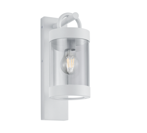 Φωτιστικό Τοίχου Trio Lighting   E27 Λευκό Ματ Αλουμίνιο   IP44 204160131