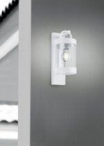 Φωτιστικό Τοίχου Trio Lighting   E27 Λευκό Ματ Αλουμίνιο   IP44 204160131