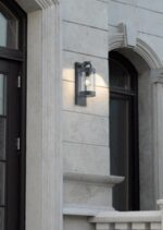 Φωτιστικό Τοίχου Trio Lighting   E27 Ανθρακί Αλουμίνιο   IP44 204160142