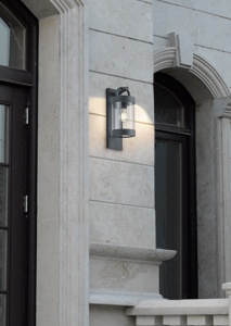 Φωτιστικό Τοίχου Trio Lighting   E27 Ανθρακί Αλουμίνιο   IP44 204160142