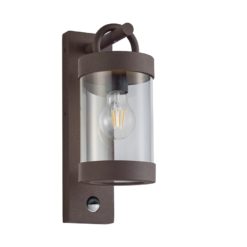 Φωτιστικό Τοίχου Trio Lighting   E27 Σκουριά Αλουμίνιο   IP44 204169124