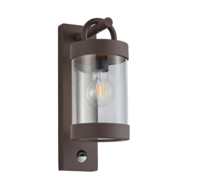 Φωτιστικό Τοίχου Trio Lighting   E27 Σκουριά Αλουμίνιο   IP44 204169124