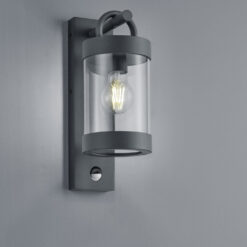 Φωτιστικό Τοίχου Trio Lighting   E27 Ανθρακί Αλουμίνιο   IP44 204169142