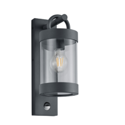 Φωτιστικό Τοίχου Trio Lighting   E27 Ανθρακί Αλουμίνιο   IP44 204169142