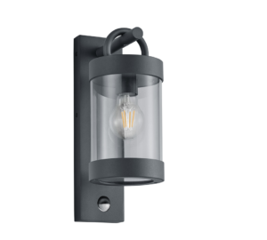 Φωτιστικό Τοίχου Trio Lighting   E27 Ανθρακί Αλουμίνιο   IP44 204169142