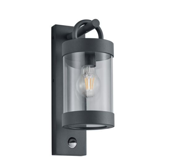 Φωτιστικό Τοίχου Trio Lighting   E27 Ανθρακί Αλουμίνιο   IP44 204169142