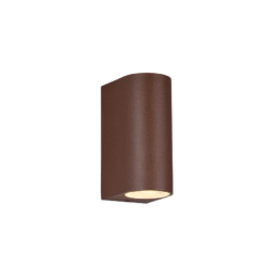Φωτιστικό Τοίχου Trio Lighting ROYA  2x GU10 Σκουριά Χυτό Αλουμίνιο IP44  – 204260224
