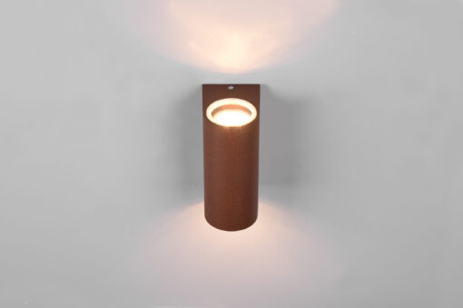 Φωτιστικό Τοίχου Trio Lighting ROYA  2x GU10 Σκουριά Χυτό Αλουμίνιο IP44  – 204260224