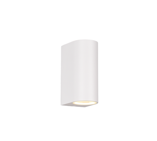 Φωτιστικό Τοίχου Trio Lighting ROYA 2x GU10 Λευκό Ματ Χυτό Αλουμίνιο IP44, Πάνω-κάτω φωτισμός- 204260231