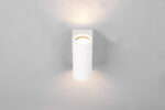 Φωτιστικό Τοίχου Trio Lighting ROYA 2x GU10 Λευκό Ματ Χυτό Αλουμίνιο IP44, Πάνω-κάτω φωτισμός- 204260231