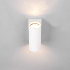 Φωτιστικό Τοίχου Trio Lighting ROYA 2x GU10 Λευκό Ματ Χυτό Αλουμίνιο IP44, Πάνω-κάτω φωτισμός- 204260231