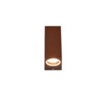 Φωτιστικό Τοίχου Trio Lighting ROYA 2x GU10 Σκουριά Χυτό Αλουμίνιο IP44, Πάνω-κάτω φωτισμός- 204269224