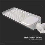 LED φωτιστικό δρόμου V-TAC PRO Samsung Chip με Αισθητήρα Φωτός 30W 3000lm 4000Κ Γκρί – 20430