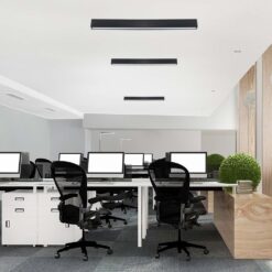 LED Γραμμικό Φωτιστικό V-TAC SAMSUNG 120cm 40W Dimmable Οροφής Μαύρο 4000K V-TAC – 21463