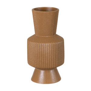 GloboStar® Artificial Garden AMALFI 20469 Πήλινο Κεραμικό Κασπώ Γλάστρα – Flower Pot Κεραμιδί Φ7.5cm x Υ20cm