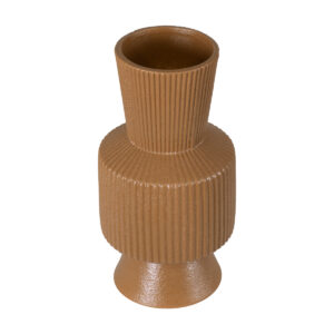 GloboStar® Artificial Garden AMALFI 20469 Πήλινο Κεραμικό Κασπώ Γλάστρα – Flower Pot Κεραμιδί Φ7.5cm x Υ20cm