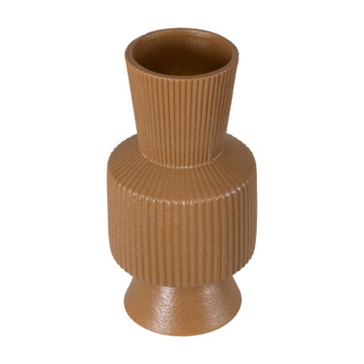 GloboStar® Artificial Garden AMALFI 20469 Πήλινο Κεραμικό Κασπώ Γλάστρα – Flower Pot Κεραμιδί Φ7.5cm x Υ20cm