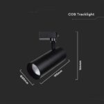 LED φωτιστικό ράγας τριφασικό Samsung COB 35W 4000K φυσικό λευκό V-TAC – 20486